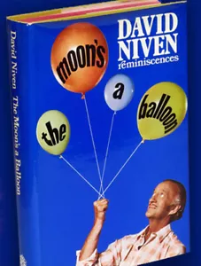 The Moon's a Balloon Reminiscences by David Niven (UK Hardback, 1971, 1972) - Picture 1 of 2