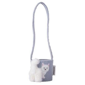 Starbucks Taiwan fluffy cat cup carrier- blue - Picture 1 of 3