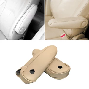 2xFront Seat Armrest Cover For Lexus RX 300 330 350 2003-2009 Beige Tan Leather - Picture 1 of 5