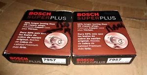 Bosch Super PLUS spark Plugs 8 plugs new #7957 - Picture 1 of 1