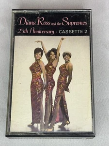 Diana Ross And The Supremes 25th Anniversary Cassette #2 1986 Motown - Picture 1 of 3