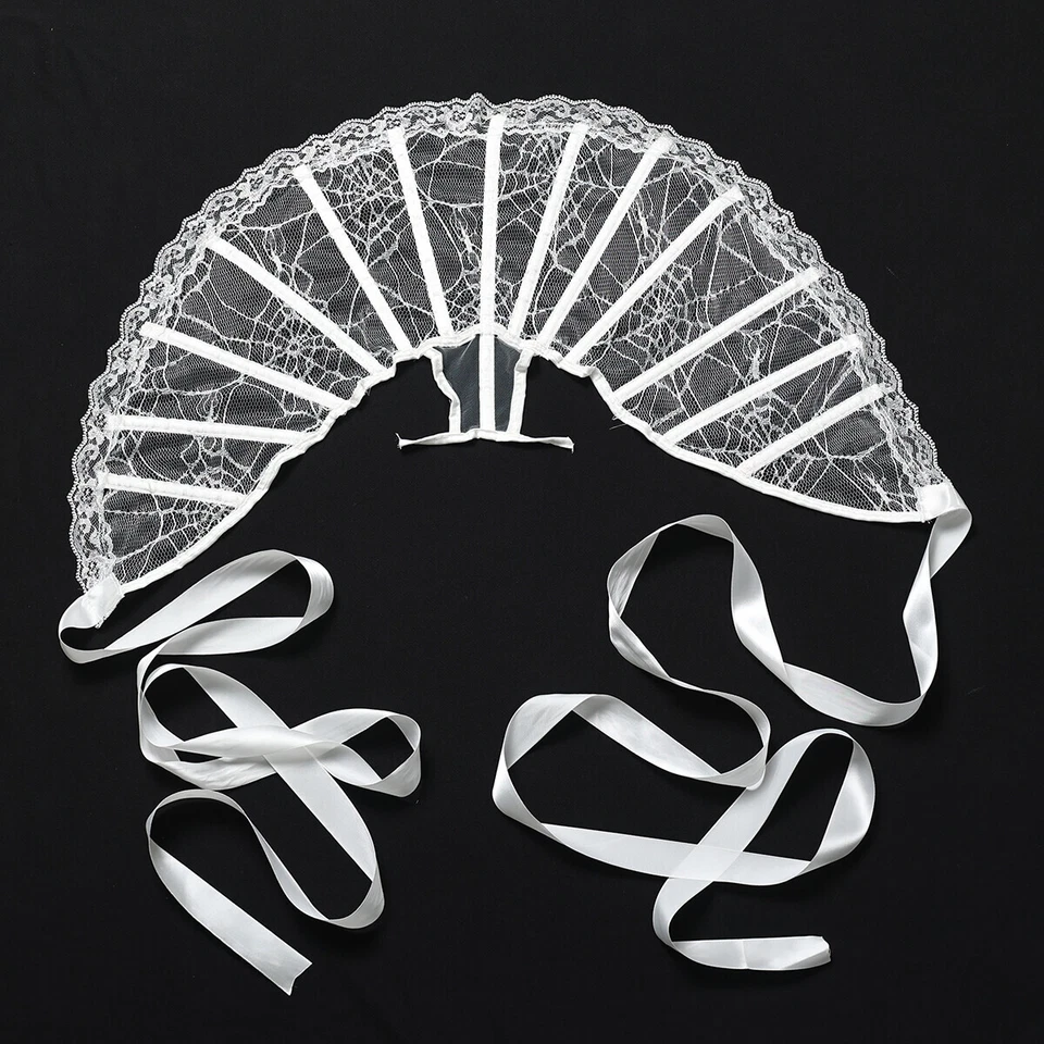 Lo último Mujeres Victoriano Cuello Deshuesado Gótico Isabelino Cuello Envoltura Juegos con disfraces Fiesta Foto 1 de 4