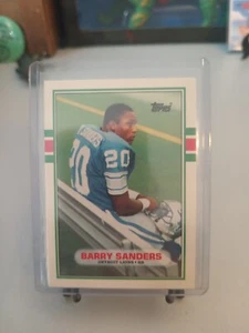 1989 topps traded barry sanders 83t Nr Mint ++ HOF Detroit Lions - Picture 1 of 2