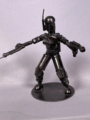 BOBA FETT Cazarrecompensas Star Wars Chatarra Escultura Estatua 6" Foto 1 de 4