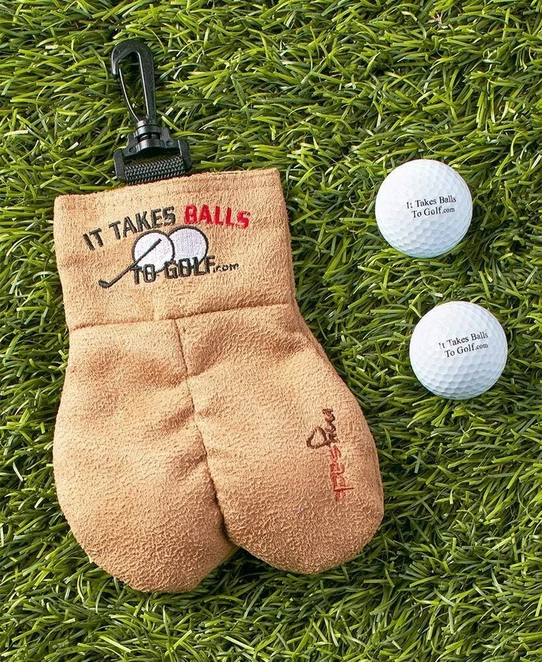 BIG MOUTH TOYS Rosetta Brands Mysack"it Takes Balls To Golf" Novelty Golf Gift