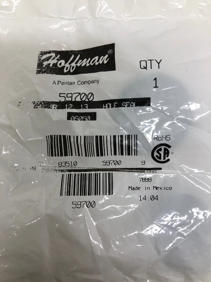 Hoffman 59700 Hole Seal Type 4 3r 12 13