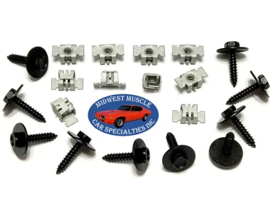 07-14 GM Truck Front Fender Wheel Well Liner Splash Shield Screws & Nuts 20pc UN - Image 1 of 2