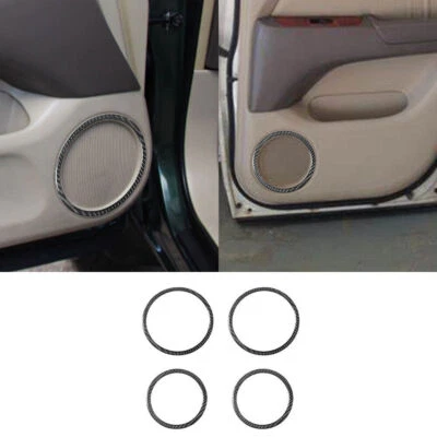 4Pcs Carbon Fiber Interior Door Speaker Cover Trim For Lexus RX300 1998-2003 Foto 1 de 4