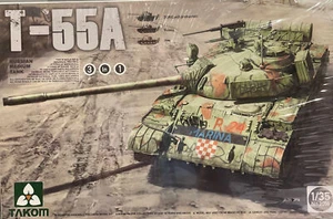 Takom 1/35 scale kit 2056, Russian T-55A - Picture 1 of 7