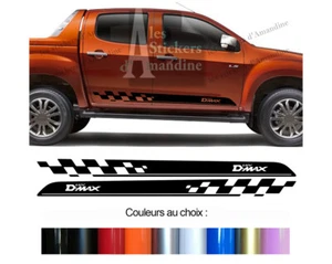 2 X TÜREN UNTERBODENSTREIFEN FÜR ISUZU D-MAX 4X4 AUFKLEBER STICKER BD540-9 - Bild 1 von 1