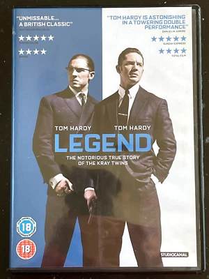 LEGEND - Story of The Krays DVD - FREE UK POSTAGE -Tom Hardy plays both brothers - Image 1 of 2