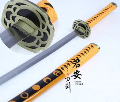 S0419 JUEGO ONLINE ANIME TOUKEN RANBU ABUELO MIKAZUKI MUNECHIKA ESPADA NARANJA 41" Foto 1 de 4