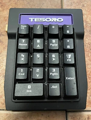 TESORO Gaming Numeric Mechanical TenKey Keypad TIZONA TS-G2NFL-P Black - Image 1 of 4