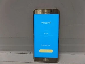 Samsung Galaxy S6 edge+ SM-G928T 32GB Gold Platinum T-Mobile Smartphone CRACKED - Picture 1 of 8