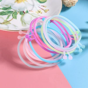 2 Pezzi Fasce Elastiche per Capelli Glow The Dark Forniture per Feste Fasce per Capelli Luminose - Foto 1 di 11