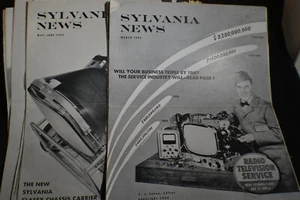 1954 7 Issues Sylvania News *RADIO & TELEVISION SERVICE* - Picture 1 of 10