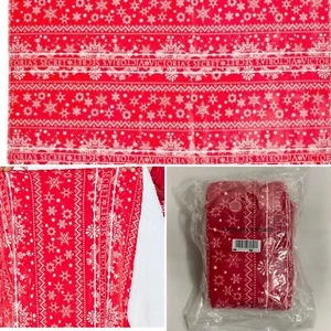 Victoria's Secret Red Holiday Throw Blanket Sherpa Snowflake VS Logo 50x60 New - Picture 1 of 5