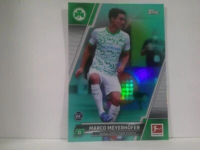 2021-22 Topps Bundesliga Aqua Foil /199 Marco Meyerhofer #85 Rookie RC - Image 1 of 2