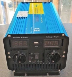 New Pure Sine Wave Inverter Converter 12V DC To 220V 2500W Maximum 5000W Peak - Picture 1 of 5