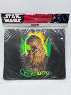 Alfombrilla de ratón Star Wars Chewbacca 9" x 7", nueva en paquete 2015 Foto 1 de 3