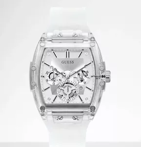 Nuovo Guess GW0203G1 Phoenix Orologio da uomo chiaro 44 mm 5 bancomat. Ottime condizioni - Foto 1 di 12