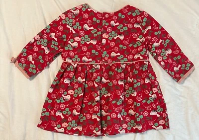 Camisa Hanna Andersson Roja Floral Niñas Top 110 5 Foto 1 de 2