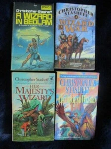 Christopher Stasheff - 4 "WIZARD" Paperbacks - Imagen 1 de 1