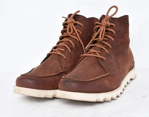 SOREL KEZAR MOC Waterproof Burro Brown Leather MEN'S Moc-Toe BOOTS Sz 12 - Picture 1 of 11