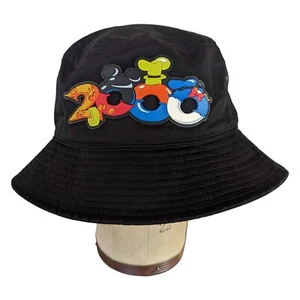 Vintage 2000 Walt DISNEY World Parks Bucket Hat Mickey Goofy Donald Pluto S/M - Picture 1 of 3