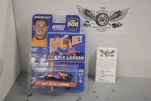 2024 Kyle Larson Hendrick Cars Indy 500 ROTY 1/64 Greenlight Diecast Autographed - Picture 1 of 2