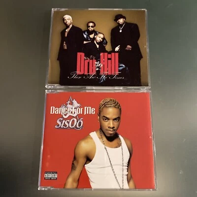 Dru Hill & Sisqo 2 IMPORT 💿 LOT- These Are The Times & Dance For Me VG Foto 1 de 3