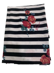 Classic Betsey Johnson XOX Infinity Scarf Floral Striped Beautiful Colors - Picture 1 of 8