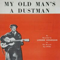 Lonnie Donegan My Old Man S A Dustman Sheet Music Australia Ebay