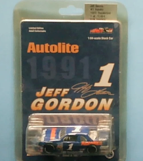 ACCIÓN - JEFF GORDON - #1 AUTOLITE - THUNDERBIRD 1989 - NASCAR - DIECAST - 1:64 Foto 1 de 1