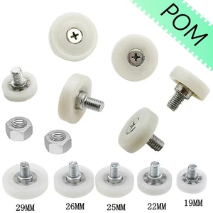5-500Pcs Positioning Pulley Roller Sliding Bearing Drawer Nylon Door Furniture - Picture 1 of 14