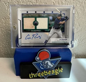 Cal Raleigh 2024 Topps Museum Collection # 07/20 Double Patch Auto Mariners - Bild 1 von 2