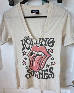 Retro Rolling Stones M Junk Food T Shirt Soft Cotton - Picture 1 of 4