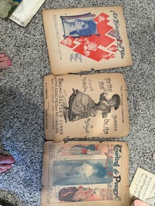 Konvolut verschiedene Noten verschiedene Lieder und Künstler. Anfang 1900 - Bild 1 von 10