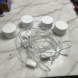 Google WiFi Model 4x-AC-1304 Dual-Band Mesh WiFi Router System 4 Units - Picture 1 of 4
