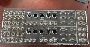 Panel de conexión de interfaz de medios AVD SDI AES Audio RS422 código de tiempo transmisión de video - Imagen 1 de 7