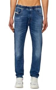 Diesel 2030 D-Krooley Jogg 068HY Herren Jeans W38 Kordelzug Taille Blau UVP 295 - Bild 1 von 13