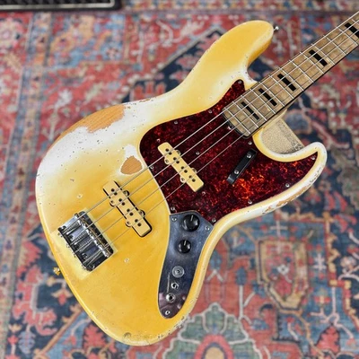 1973 Fender Jazz Bass w/Pat Pending Bartolini PU's MOD - Blonde - Image 1 of 4