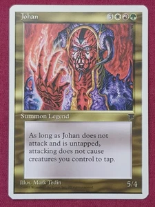 Magic The Gathering CHRONICLES JOHAN green/red/white card MTG - Picture 1 of 2