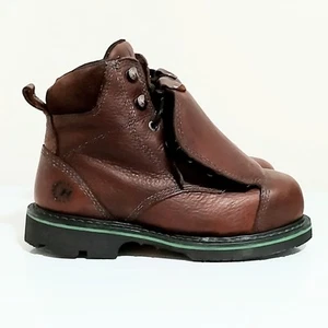 Hytest 6" Footrests Steel Toe Metatarsal Guard Work Boot Brown Size 4D K23411 - Picture 1 of 9