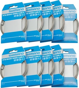 Shimano MTB/Road Brake Cable 1.6 x 2050mm Box/10 - Picture 1 of 1