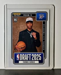 Thomas Sorber Novato 2025-26 Panini NBA #15 Draft Night Oklahoma City Thunder - Imagen 1 de 6