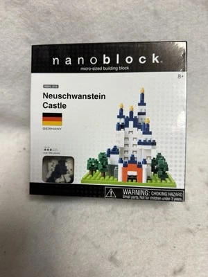 NOS  Nanoblock Neuschwanstein Castle  550 pieces in Sealed Box   B4 - Image 1 of 4