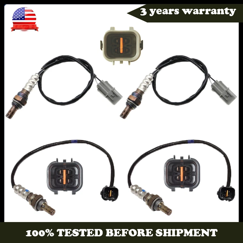 4 piezas sensores de oxígeno aguas arriba + aguas abajo para Hyundai XG350 3,5 L V6 2003 2004 2005 Foto 1 de 4
