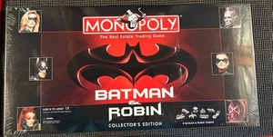 Vintage Batman And Robin Monopoly Collectors Edition 1997 Complete - Picture 1 of 10