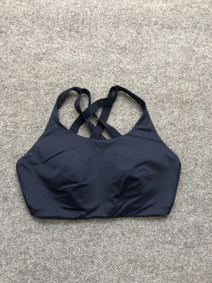 Lululemon Enlite Sports Bra Womens 36DD Navy High Support Crossback Hook Eye - Image 1 of 4